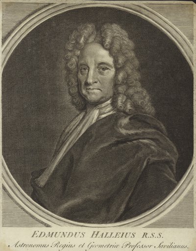 Ritratto di Edmond Halley da English School