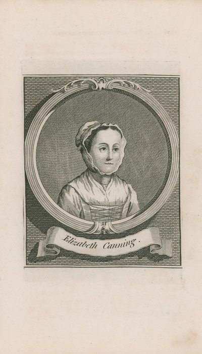 Ritratto di Elizabeth Canning da English School