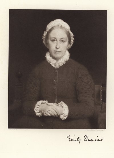 Ritratto di Emily Davies da English School