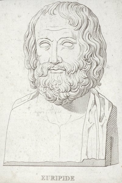 Ritratto di Euripide da English School