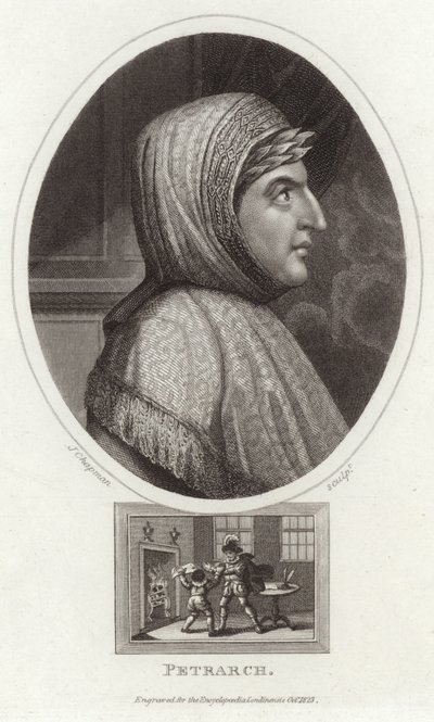 Ritratto di Francesco Petrarca da English School
