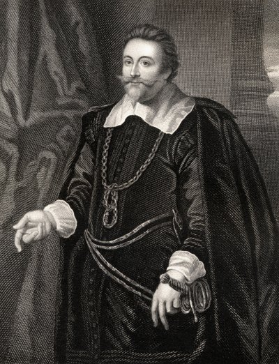 Ritratto di Francis Cottington, da Lodges British Portraits, 1823 da English School
