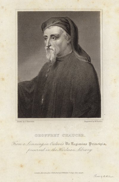 Ritratto di Geoffrey Chaucer da English School