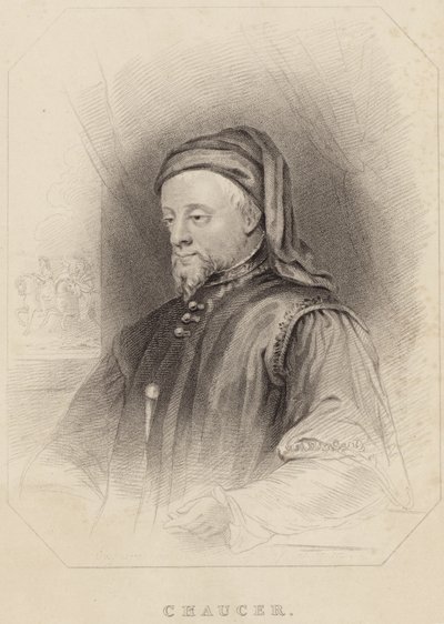 Ritratto di Geoffrey Chaucer da English School