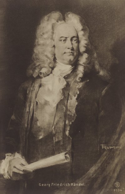 Ritratto di George Friedrich Handel da English School