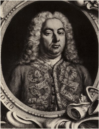 Ritratto di Georg Friedrich Händel da English School