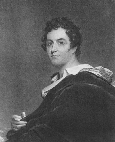 Ritratto di George Gordon, 6° Lord Byron di Rochdale (1788-1824) da English School