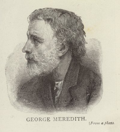Ritratto di George Meredith da English School