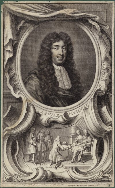 Ritratto di George Savile, Marchese di Halifax da English School