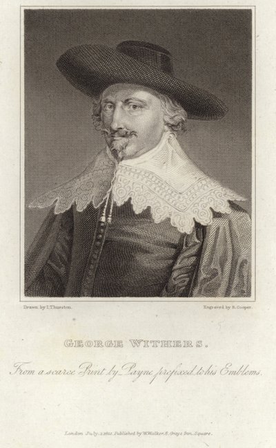 Ritratto di George Wither da English School