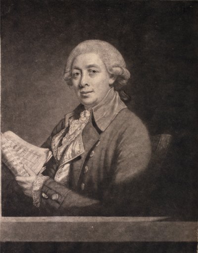 Ritratto di Giusto Ferdinando Tenducci, 1782 da English School