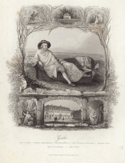 Ritratto di Goethe da English School