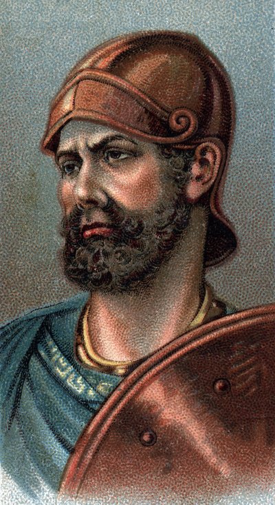 Ritratto di Annibale Barca - Ritratto di Annibale o Annibale Barca (ca. 247-183 a.C.), generale e statista cartaginese - Dalla serie 