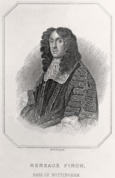 Ritratto di Heneage Finch, Conte di Nottingham da English School