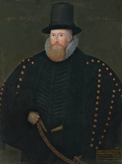 Ritratto di Henry, 1° Barone Norris, di Rycote, 1585 da English School