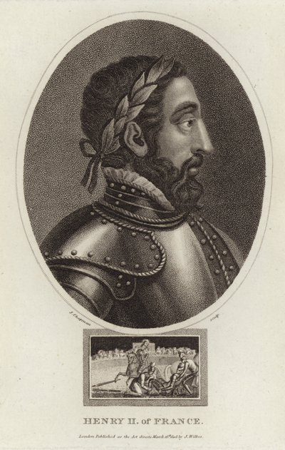 Ritratto di Enrico II di Francia da English School