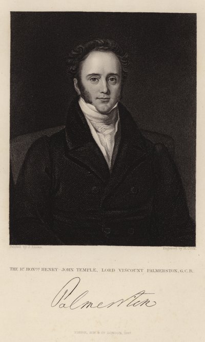 Ritratto di Henry John Temple da English School