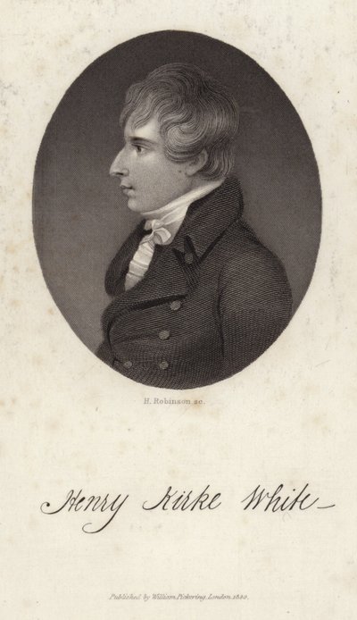 Ritratto di Henry Kirke White da English School