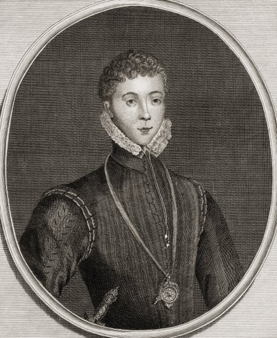 Ritratto di Henry Stewart (1545-67) Lord Darnley da English School