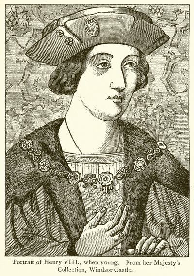 Ritratto di Enrico VIII, da Giovane da English School