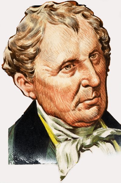 Ritratto di James Fenimoore Cooper da English School