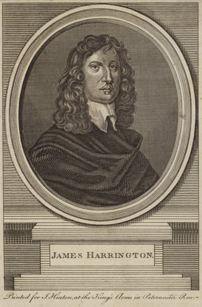 Ritratto di James Harrington da English School