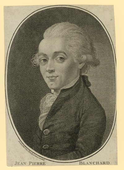Ritratto di Jean Pierre Blanchard da English School