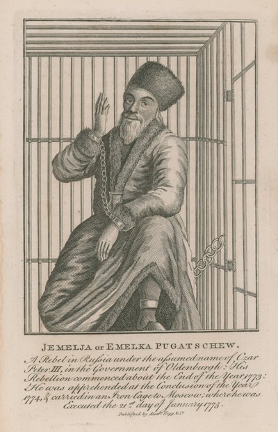 Ritratto di Jemelja o Emelka Pugatschew da English School