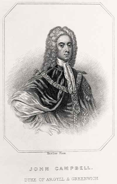 Ritratto di John Campbell, Duca di Argyll e Greenwich da English School