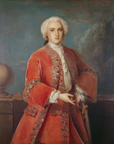 Ritratto di John Hall Stevenson, 1741 da English School