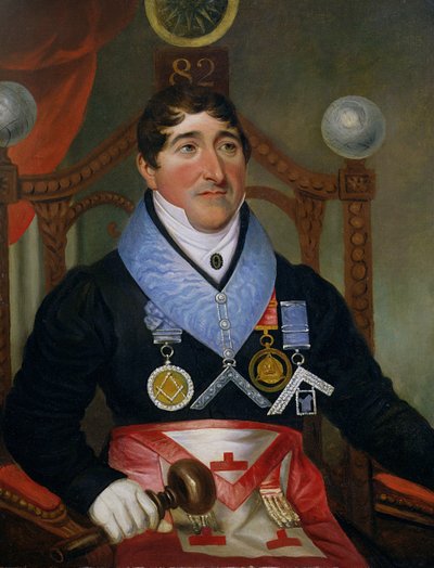 Ritratto di John James Howell Coe, 1820s da English School