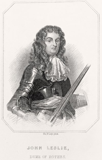 Ritratto di John Leslie, Duca di Rothes da English School