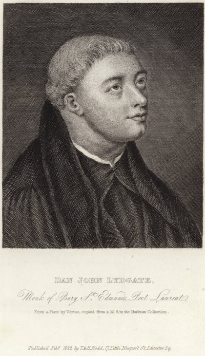 Ritratto di John Lydgate di Bury da English School