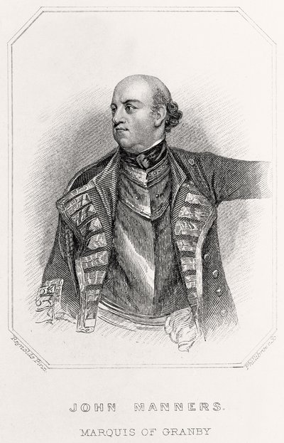 Ritratto di John Manners, Marchese di Granby da English School