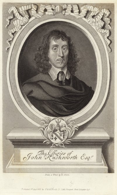 Ritratto di John Rushworth da English School