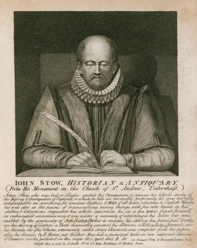 Ritratto di John Stow da English School