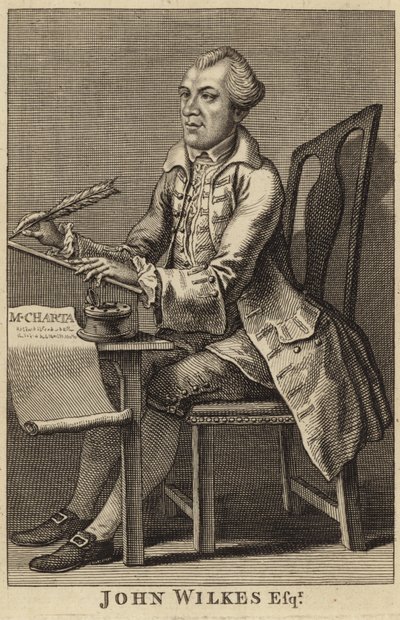 Ritratto di John Wilkes da English School