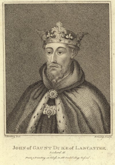 Ritratto di Giovanni di Gaunt, Duca di Lancaster da English School