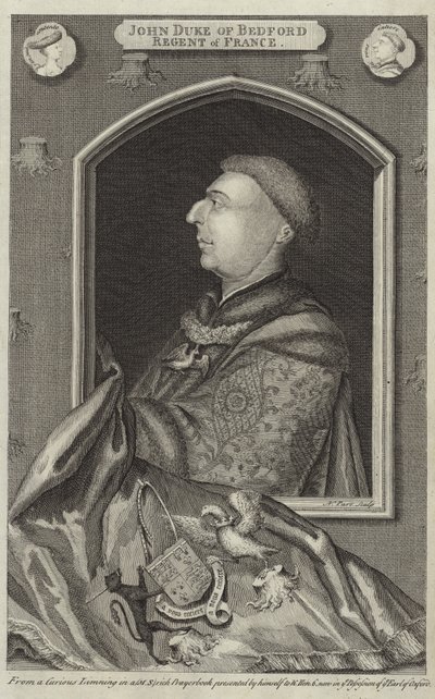 Ritratto di Giovanni di Lancaster, Duca di Bedford da English School