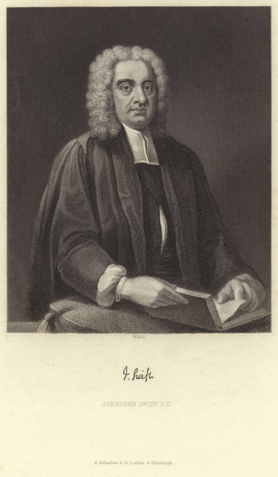 Ritratto di Jonathan Swift da English School