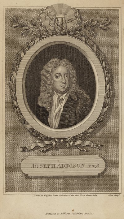 Ritratto di Joseph Addison da English School