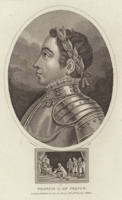 Ritratto di Re Francesco II di Francia da English School