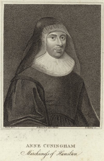 Ritratto di Lady Ann Cunningham, Marchesa di Hamilton da English School