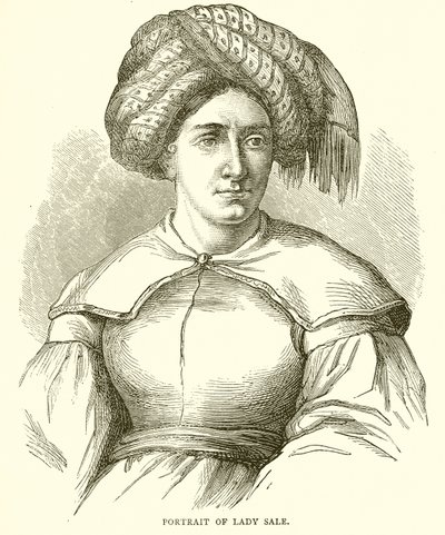 Ritratto di Lady Sale da English School