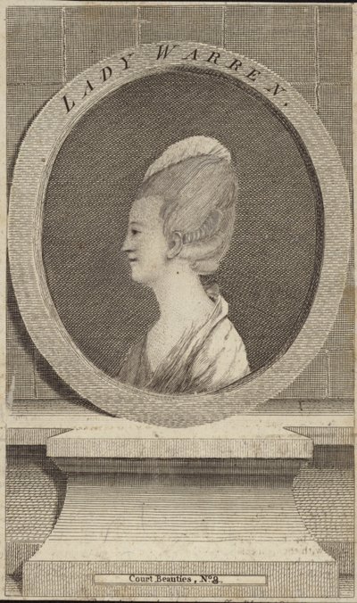 Ritratto di Lady Warren da English School
