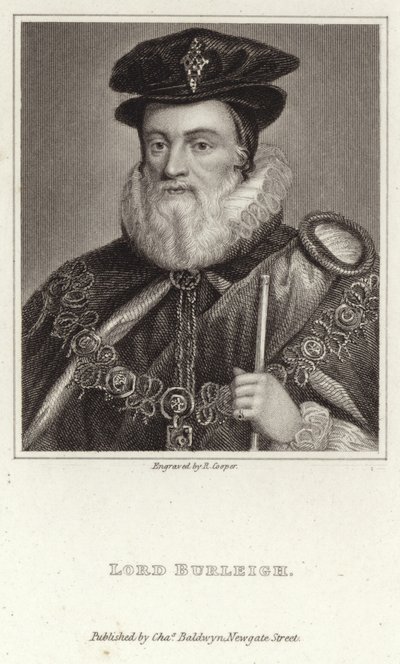 Ritratto di Lord Burleigh da English School