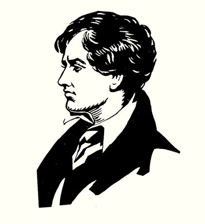 Ritratto di Lord Byron da English School