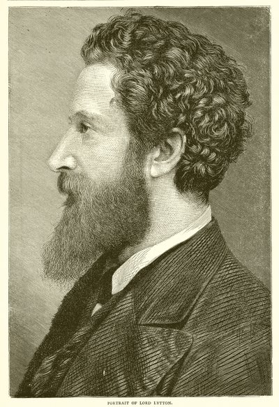 Ritratto di Lord Lytton da English School