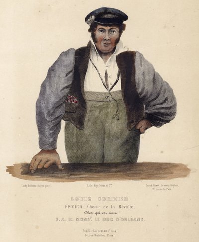 Ritratto di Louis Cordier da English School