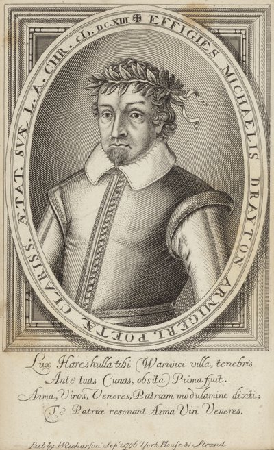 Ritratto di Michael Drayton da English School